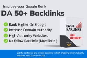 DA (Domain Authority) 50+