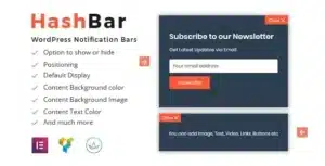 HashBar – WordPress Notification Bar