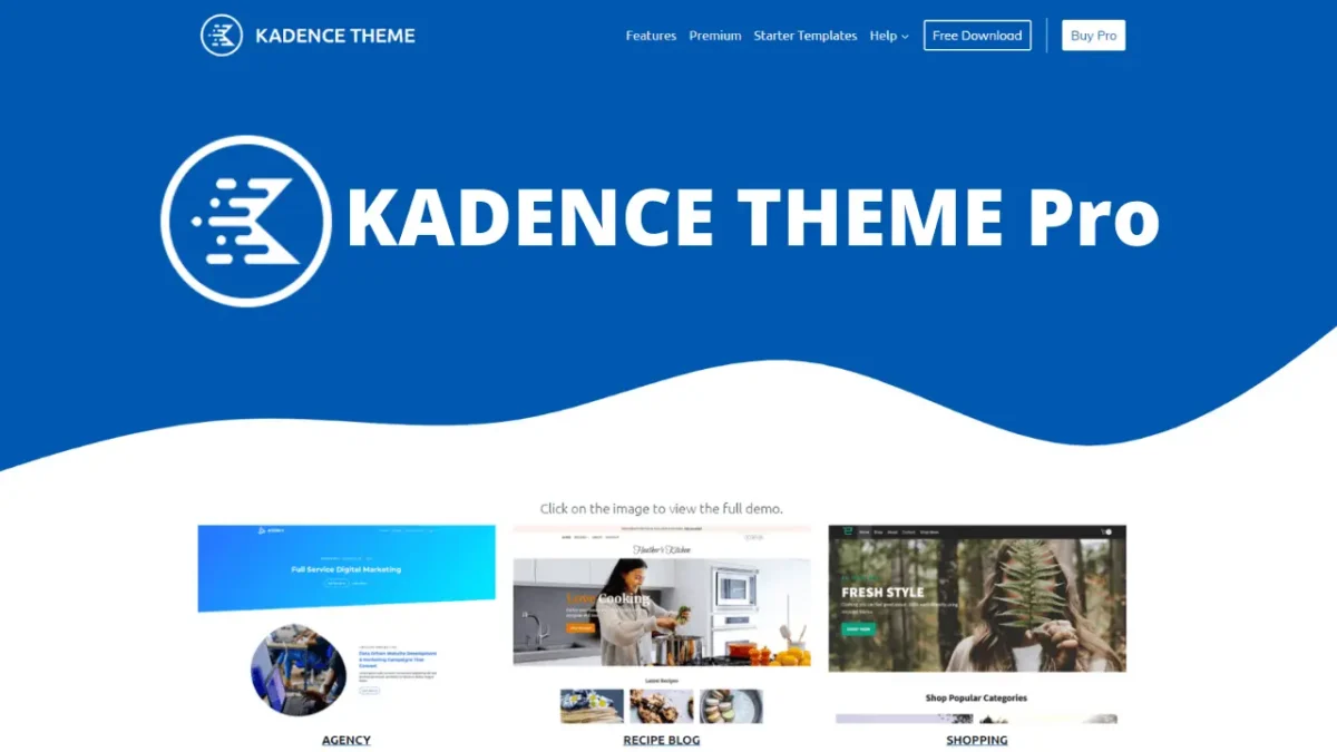 Kadence Theme