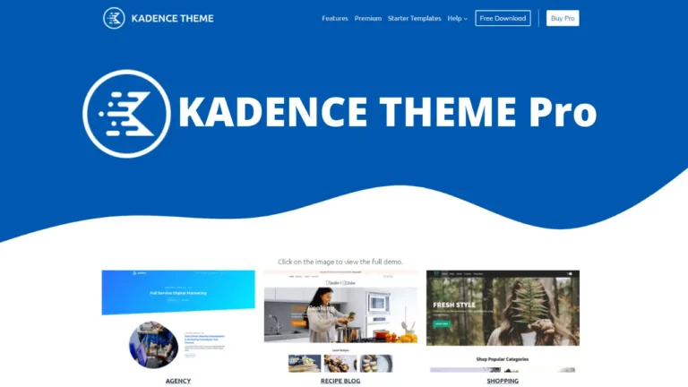 Kadence Theme