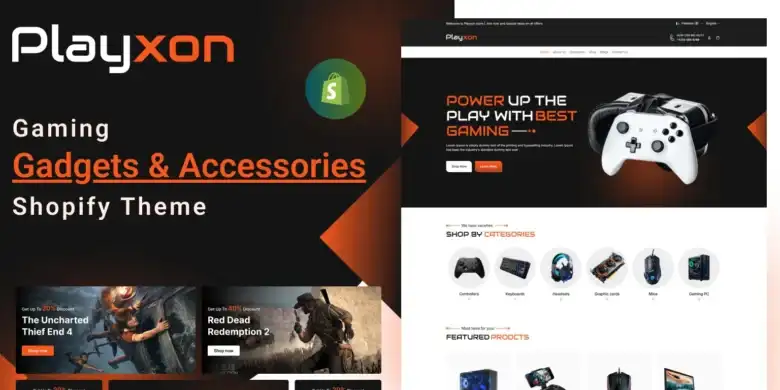 قالب Playxon Shopify