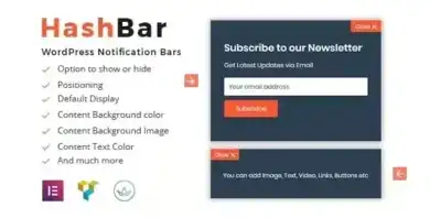 HashBar WordPress