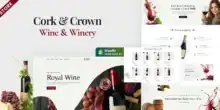 قالب Cork Crown