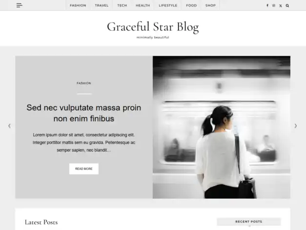 قالب Graceful Star Blog
