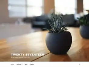 قالب Twenty Seventeen