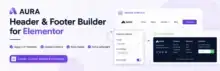 Aura Header Footer