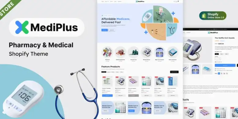 قالب Mediplus Shopify: