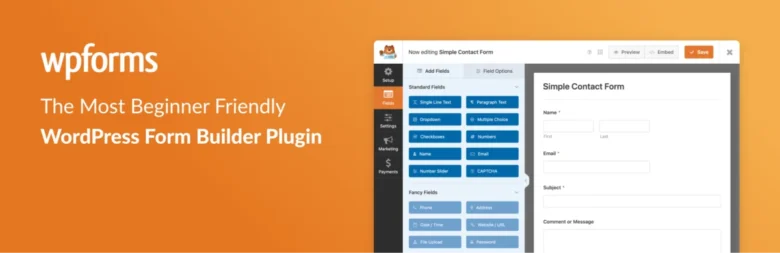 WPForms مميزات وعيوب