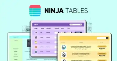 Ninja Tables: الحل