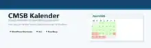 CMSB Kalender تقويم جوجل