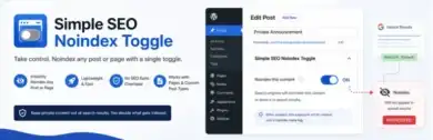 Simple SEO Noindex Toggle