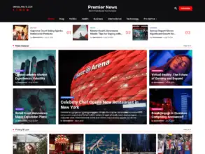 Premier News قالب