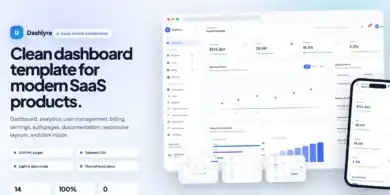 لوحة تحكم SaaS, قالب Tailwind CSS, لوحة إدارة احترافية