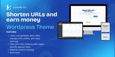 ثيم اختصار الروابط, منصة إدارة الروابط, WordPress