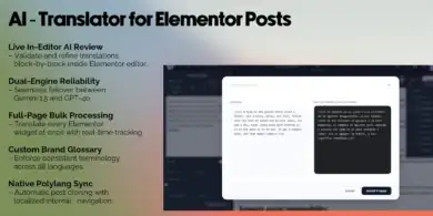 ترجمة Elementor, إضافة الترجمة الذكية, تعريب المواقع