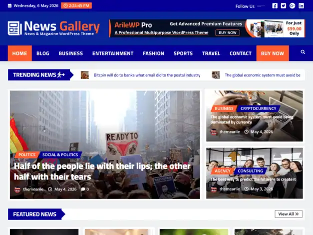 قالب News Gallery