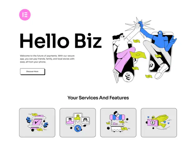 قالب Hello Biz