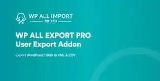 WP All Export User Export Add-On Pro