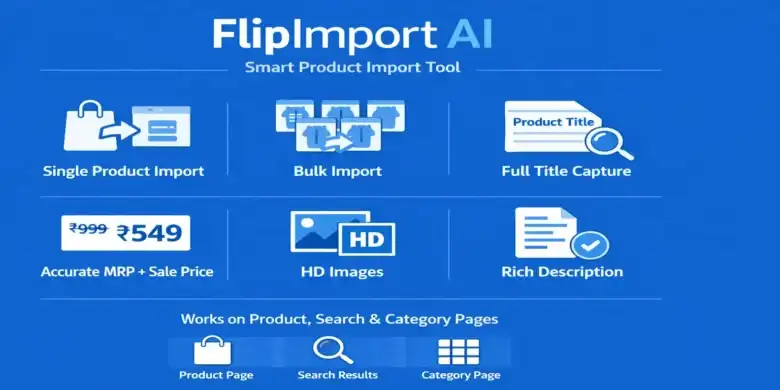 استيراد منتجات Flipkart