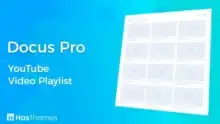 قائمة تشغيل YouTube, عرض الفيديوهات على ووردبريس, Docus Pro