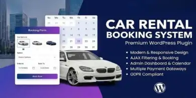 نظام تأجير السيارات, منصة حجز السيارات, إدارة أسطول السيارات