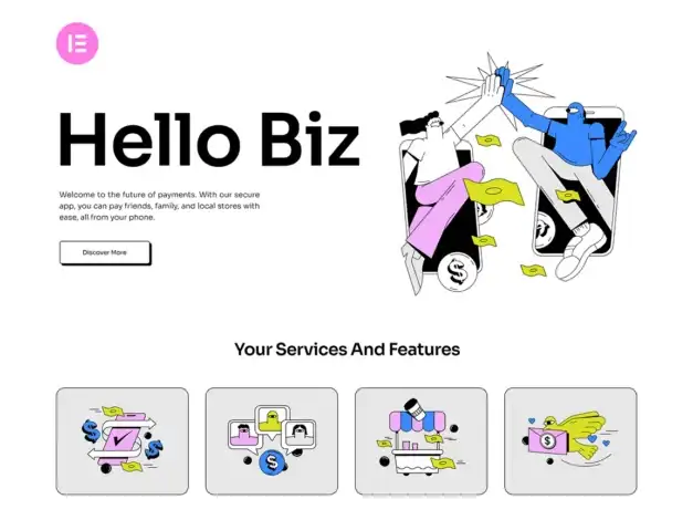 قالب Hello Biz: