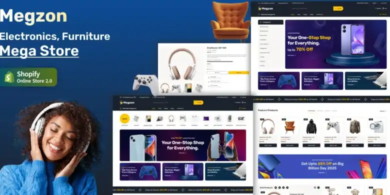 ثيم Shopify متعدد الأغراض, متجر إلكتروني احترافي, ثيم Shopify 2.0