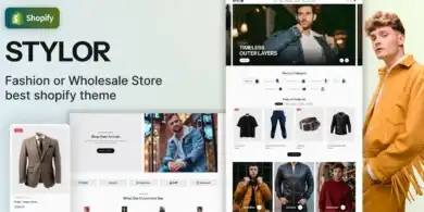 قالب Stylor أزياء رجالية Shopify