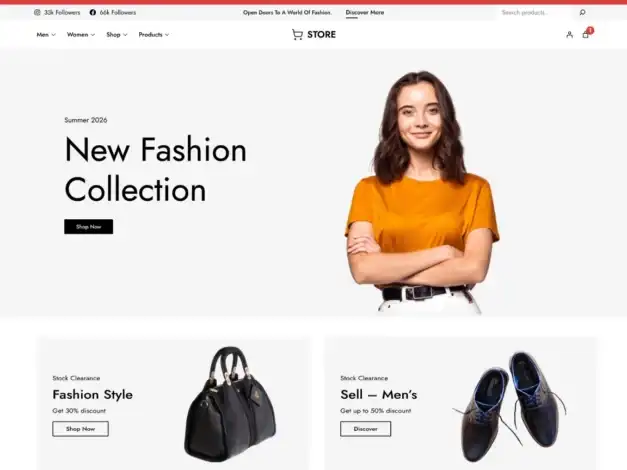 قالب Gutenify Fashionstore