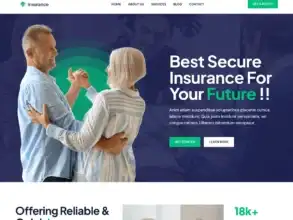قالب Blockskit Insurance