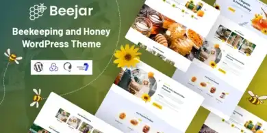 قالب Beejar: تصميم