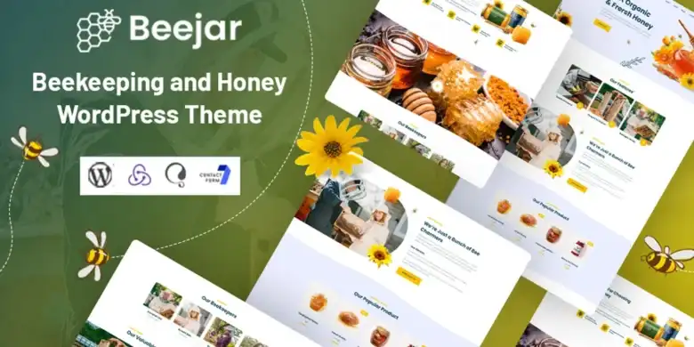 قالب Beejar: تصميم