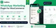 إضافة Kaddora لتسويق WhatsApp في WooCommerce