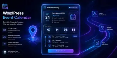 إدارة الفعاليات ووردبريس, تقويم الأحداث, إضافات ووردبريس