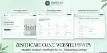قالب Zenith Care: