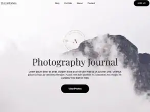قالب Photography Journal: