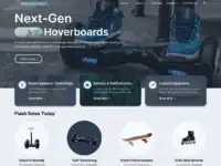 قالب Hover Boards, تصميم متجاوب للمواقع, عرض المنتجات إلكترونياً