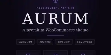 Aurum: القالب الأنيق