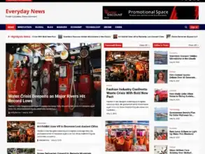قالب ووردبريس إخباري, قالب Everyday News, مواقع المجلات الإلكترونية