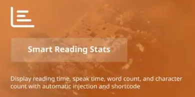 Smart Reading Stats Plugin