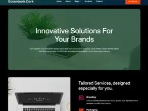 قالب Gutentools Dark: