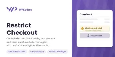 Restrict Checkout for WooCommerce