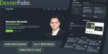 قالب DexterFolio: الخيار