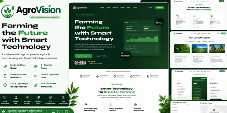 قالب AgroVision