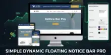 شريط تنبيه ووردبريس, إضافة زيادة التحويلات, شريط إشعارات عائم