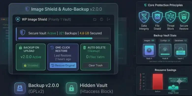 إضافة Image Shield
