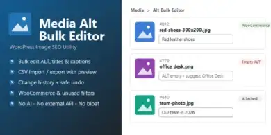 إضافة Media Alt