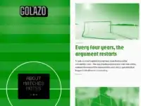 قالب Golazo, قوالب المدونات الرياضية, تصميم مدونة كرة القدم