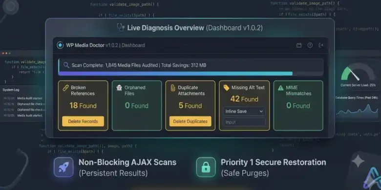 WP Media Doctor Plugin
