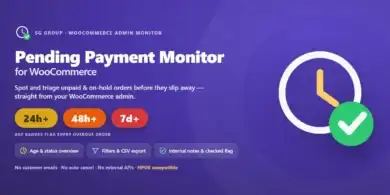 مراقبة الطلبات المعلقة WooCommerce